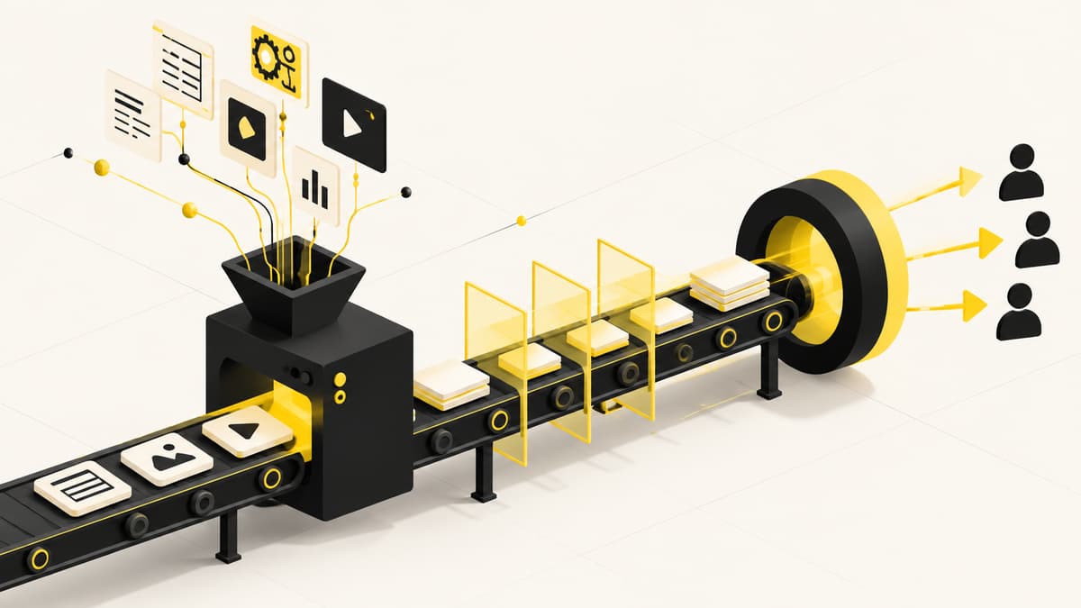 Building a High-Efficiency Content System for Lead Generation: The Industrial B2B Framework