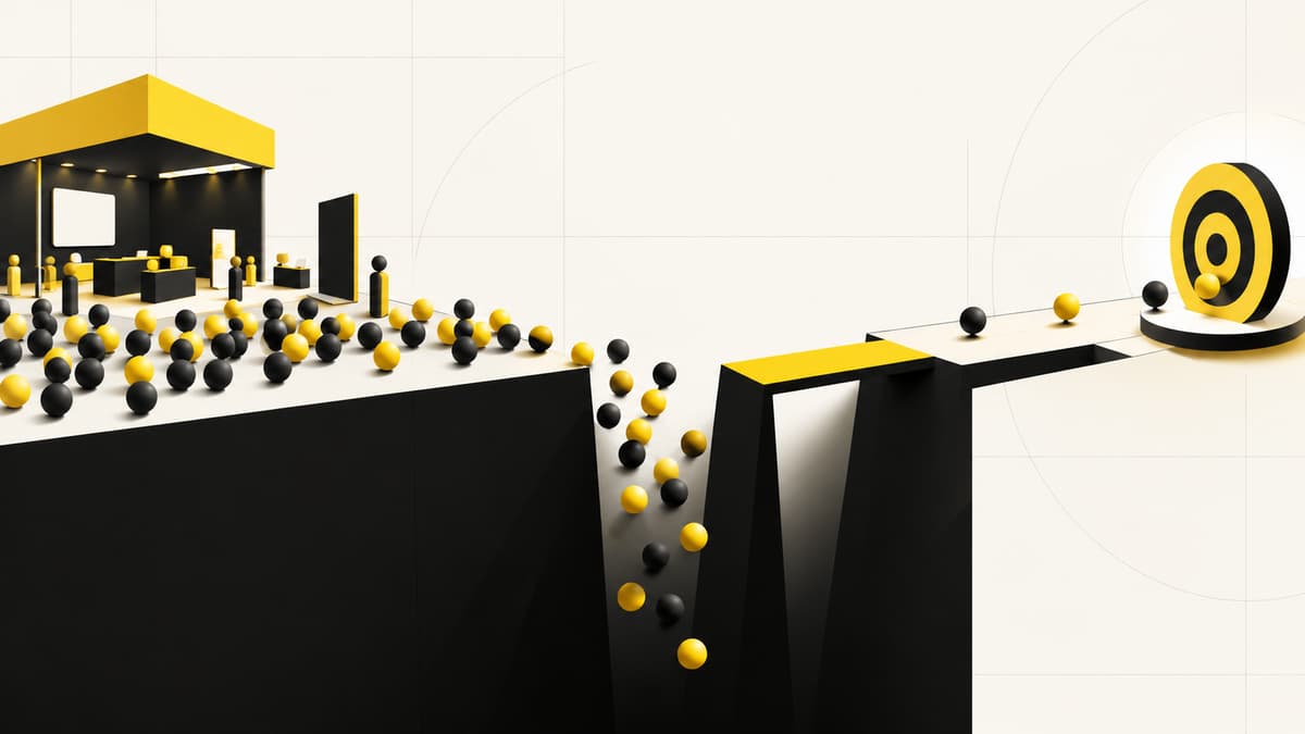 Why Booth Leads Do Not Convert: Solving the B2B Gap Between Event Traffic and Sales Quotes